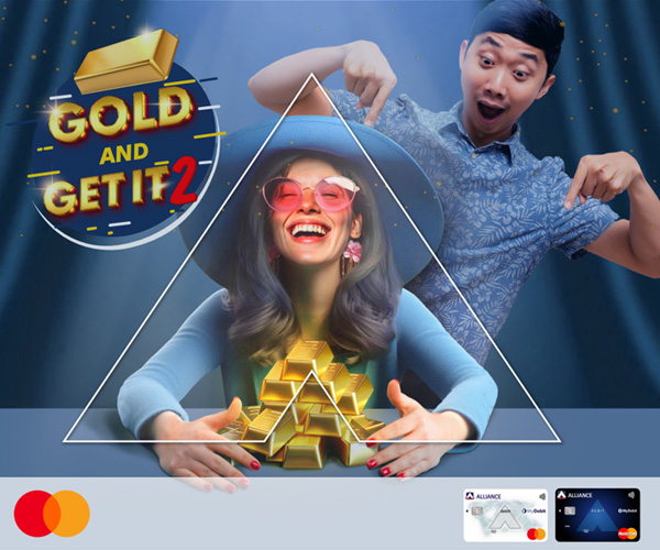 YOUR GOLDEN OPPORTUNITY: WIN A GOLD BAR WORTH RM50,000 AND GET UP TO RM388 CASHBACK*