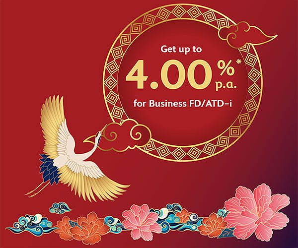 Enjoy a Fixed Deposit Rate of up to 4.0% p.a.* this Lunar New Year