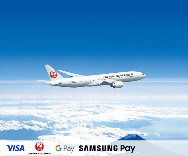 Up to 8% OFF Flight with Japan Airlines with Alliance Bank Visa Credit Cards