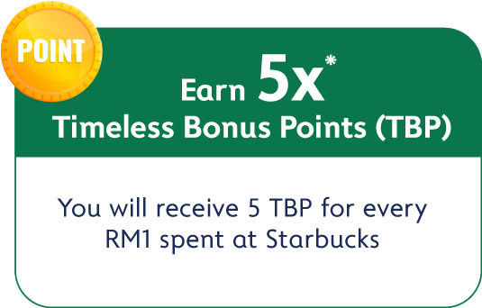 Apply for Alliance Bank Visa Credit Card and activate within 30 days upon card approvalto receive a RM100 Starbucks e-Gift Card