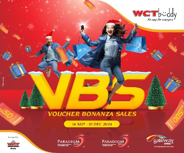 Voucher Bonanza Sales: 20% OFF WCT Malls E-Voucher