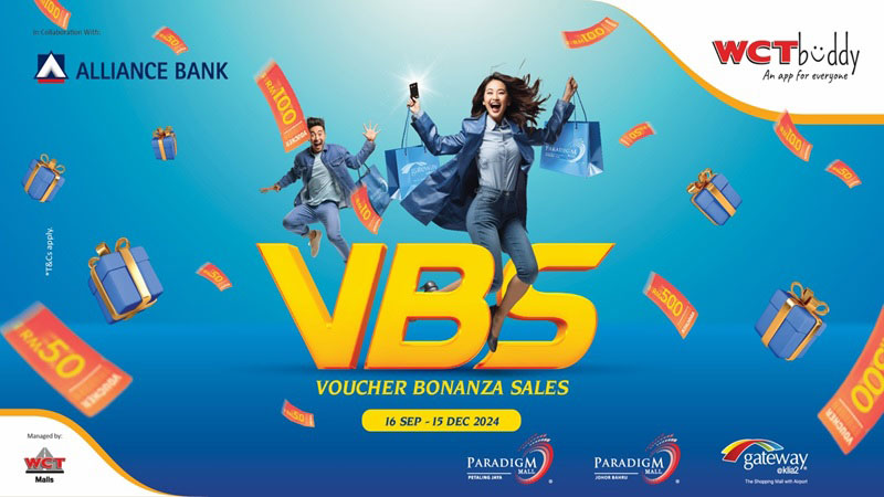 Voucher Bonanza Sales: 20% OFF WCT Malls E-Voucher