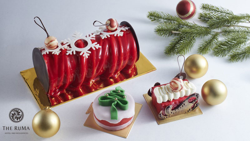 Enjoy 10% OFF* Festive Takeaway Cakes at The Ruma Hotel and Residences