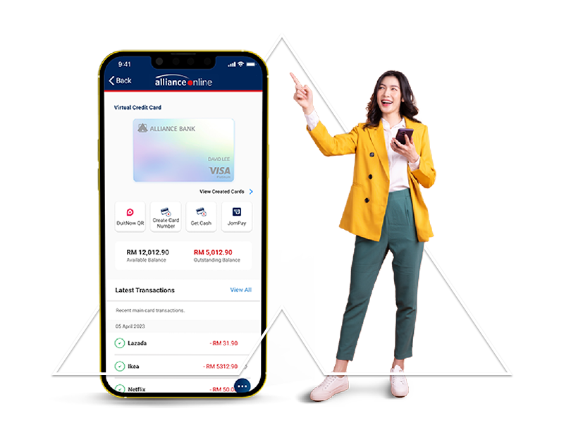 Visa Virtual Credit Card (RinggitPlus) | Alliance Bank Malaysia