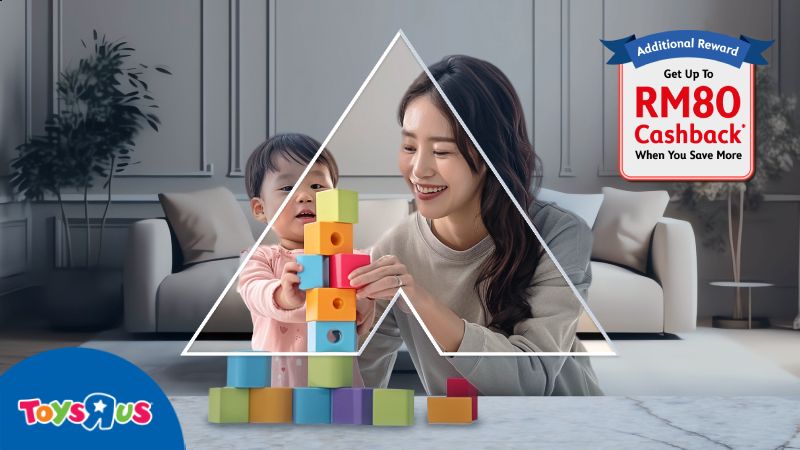 Get Up To RM100 Toys“R”Us Gift Card When Open Account