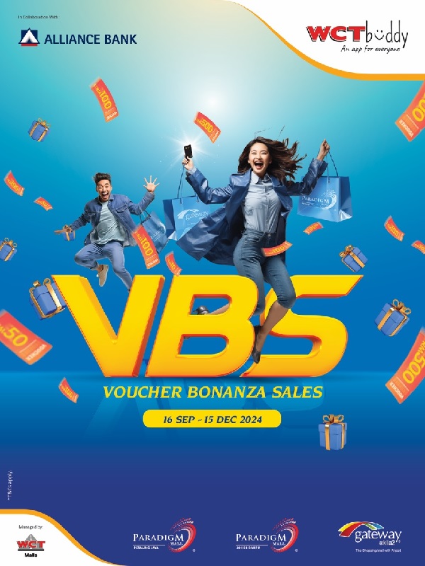 Voucher Bonanza Sales: 20% OFF WCT Malls E-Voucher