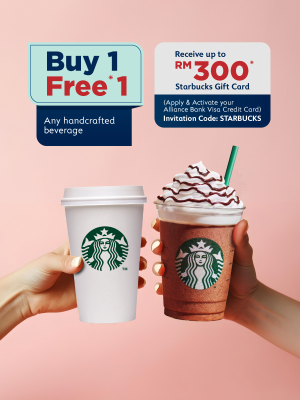 Sip More For Less: Buy 1 Free 1 any handcrafted beverage at Starbucks 