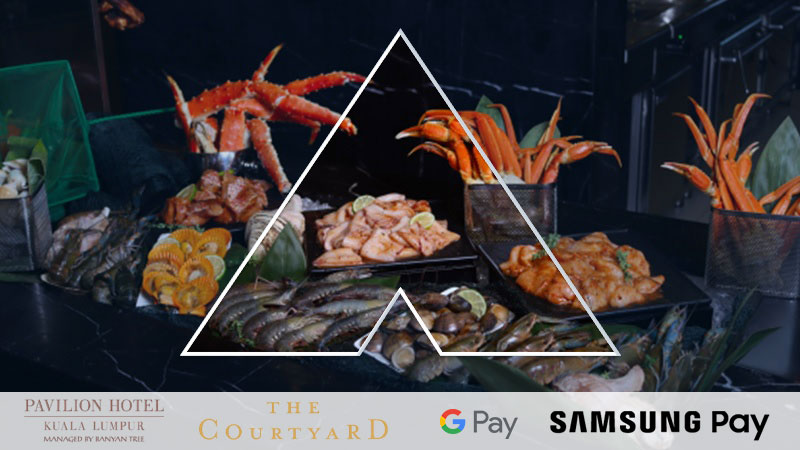 15% OFF* Buffet Lunch and Dinner at The Courtyard, Pavilion Hotel Kuala Lumpur