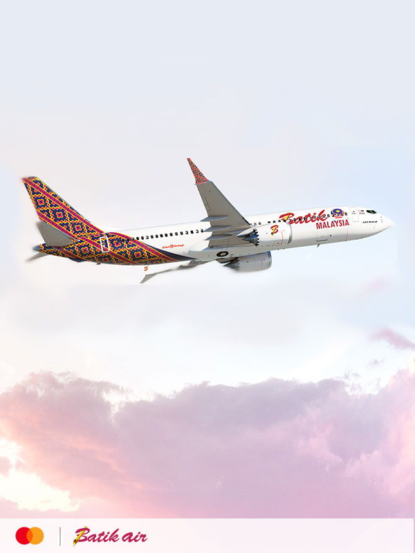 Enjoy Up To 20% Off* Flight Bookings with Batik Air
